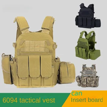 6094 Тактическая сумка Многофункциональная Molle System Jungle CS Для тренировок на открытом воздухе, пуленепробиваемый жилет, можно вставить керамические пластины