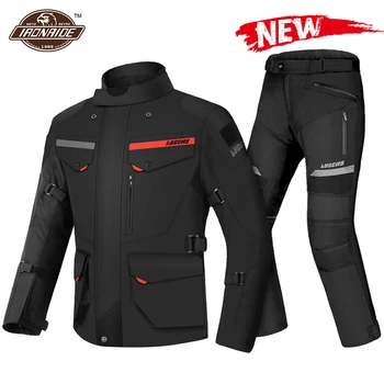 LYSCHY 2022, Водонепроницаемая мотоциклетная куртка, Мужская куртка для мотокросса, защитное снаряжение, мотокостюм, куртка для езды на мотоцикле на 4 сезона