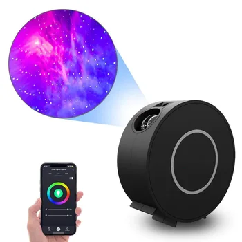 Интеллектуальный проектор звездного неба с граффити по Wi-Fi, интеллектуальная лампа звездного неба с управлением приложением