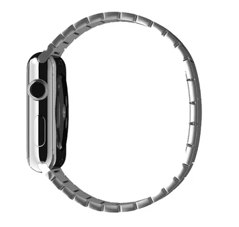 URVOI link браслет для Apple Watch band ultra series 8 7 6 SE 54 ремешок из нержавеющей стали для iwatch с пряжкой-бабочкой titanium 49
