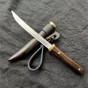 Trskt Деревянная ручка Японский Дамасский Карманный Нож Охотничий Тактический Открытый EDC Инструмент Для Сбора Ножей Походные Ножи Подарок Дропшиппинг
