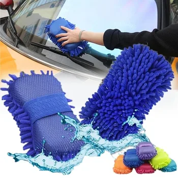 Коралловая губка для мытья автомобиля, Губка для чистки Авто, Щетки для детализации деталей, Губка для мытья, Перчатки для чистки автомобилей, Автоаксессуары
