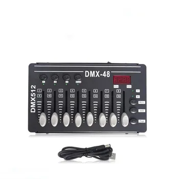 DMX-48 Мини DMX контроллер 12 Каналов DMX512 Контроллер для DJ LED Подсветки Эффекты Диммеры Сканеры Движущееся Головное освещение Дискотеки