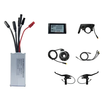 Комплект контроллера JN22A, Электрический Велосипед, Комплект для Электрического Скутера, Контроллер синусоидальной волны с дисплеем SW900 36/48V 22A 500W