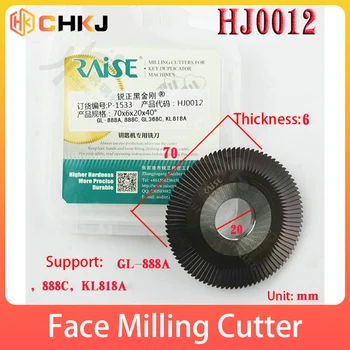 CHKJ HJ0012 70X6X20X40 ° Для Ruizheng Black King Kong Тайвань GL-888A 888C KL818A и других Одноугловых торцевых фрез