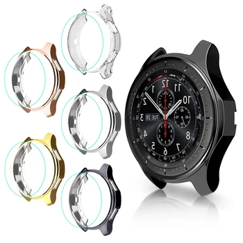 Чехол для Samsung Galaxy Watch active 46 мм 42 мм Чехол + пленка galss Gear S3 frontier бампер мягкие смарт-часы с покрытием защитная оболочка