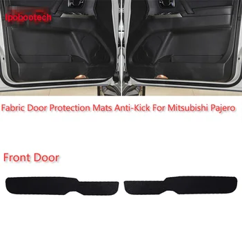 4 шт. Тканевые коврики для защиты дверей, декоративные накладки Для Mitsubishi Pajero
