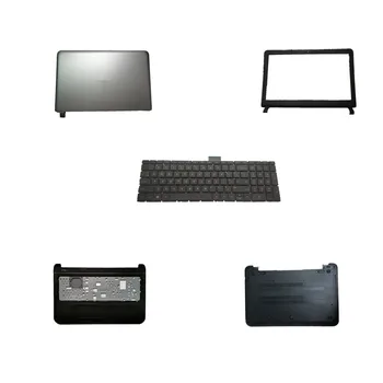 Клавиатура ноутбука Верхний Регистр Верхняя Задняя крышка ЖК-дисплея Нижняя крышка корпуса Для HP 14-BU 14Q-BU 14q-bu000 14q-bu100 Черный США