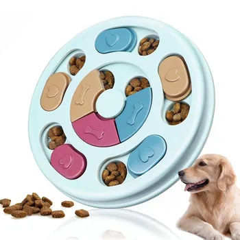 Интерактивная игрушка для собак, Миска-головоломка с медленной Подачей, Обучение Нюханию, Собака, Кошка, Аксессуары для домашних животных, Игрушка, игра