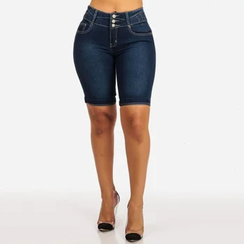 Женские летние универсальные узкие Короткие джинсы оверсайз 2021, Женская интеллектуальность, Модные Тонкие Классические джинсовые шорты, Сексуальный Поп