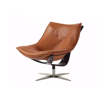 Дизайнерское высококачественное кресло для домашнего отдыха Rochburg network, красное ленивое кресло с откидной спинкой, одиночное кресло