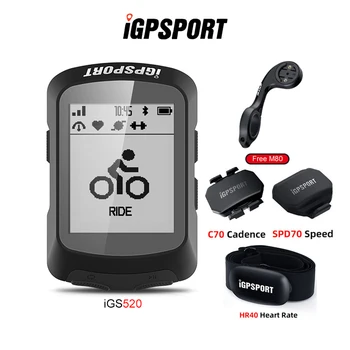 IGPSPORT IGS520 Велокомпьютер ANT + Беспроводной Спидометр Bluetooth Одометр GPS Навигация по маршруту Аксессуары для Велосипедов