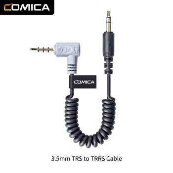 COMICA CVM-D-SPX 3,5 мм Интерфейс TRS-TRRS аудиовыхода смартфона Для WS50 BoomX-D BoomX-U