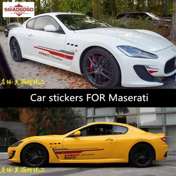 Новые автомобильные наклейки ДЛЯ Maserati GT mc PCauto украшение двери на заказ спортивные наклейки с буквами аксессуары из фольги