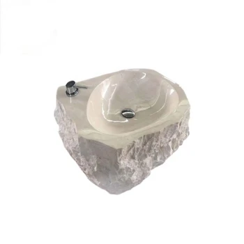 Дизайн кромки долота из натурального камня, Умывальник для унитаза и ванной комнаты, раковины из натурального камня