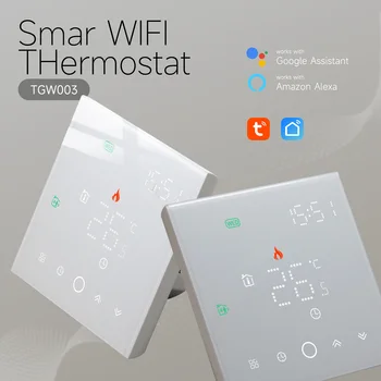 Новый Простой Интеллектуальный WiFi термостат, Умный дом, отопление, регулятор температуры воды/Электрический газовый котел с подогревом теплого пола