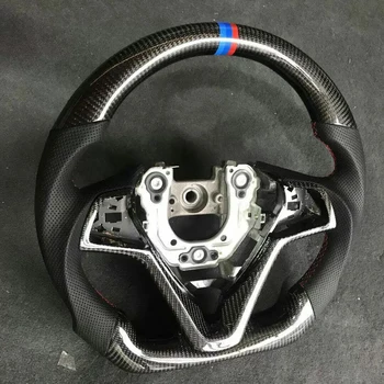 Высококачественное Рулевое колесо из углеродного волокна по Индивидуальному заказу для Hyundai Veloster turbo 2012 2013 2014 2015