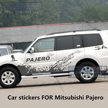 Автомобильные наклейки для Mitsubishi Pajero V93 V97 V73, наружное украшение кузова, модифицированные наклейки для бездорожья