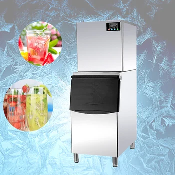 Коммерческое крупномасштабное холодильное оборудование Льдогенераторная машина для приготовления чая с молоком, кофейный кубик, лед 200 кг, 300 кг, 500 кг