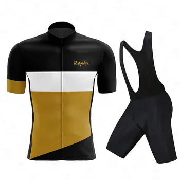 2023 Майо ciclismo Raphaful Летняя Велосипедная толстовка комплект мужская Рубашка с коротким рукавом MTBJersey мужская велосипедная одежда велосипед
