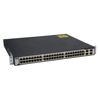 Используемый сетевой коммутатор Gigabit ethernet 48 портов WS-C3750G-48TS-S SWITCH 48 ПОРТОВ 10/100/1000 М RJ45 4SFP