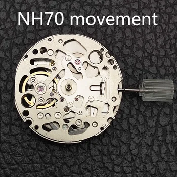 Абсолютно Новый оригинальный автоматический часовой механизм NH70 NH70A 21600 ударов в час 24 драгоценных камня для высокоточных механических часов Запасные части