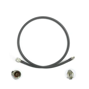 1ШТ N штекер к RP SMA женский Разъем RF коаксиальный кабель адаптер RG8 100 см с низкими потерями высокого качества для wifi антенны нержавеющий