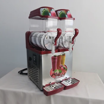 Слякотная машина с двойным баком для таяния снега Для приготовления смузи в коммерческих кафе