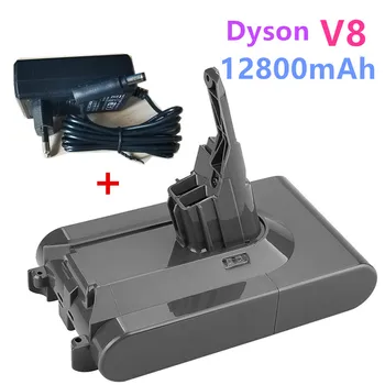 100% Оригинальный Аккумулятор DysonV8 12800 мАч 21,6 В для Dyson V8 Absolute/Пушистый/Животный Литий-ионный Пылесос Аккумуляторная Батарея