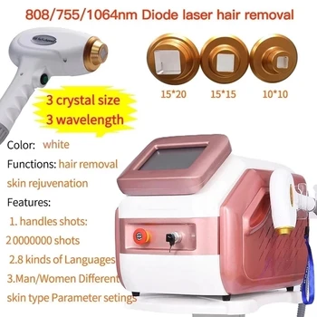 ЛУЧШАЯ машина для удаления волос с диодным лазером длиной волны 808 нм 755 808 1064 с трехволновым лазером для удаления волос удаляет волосы