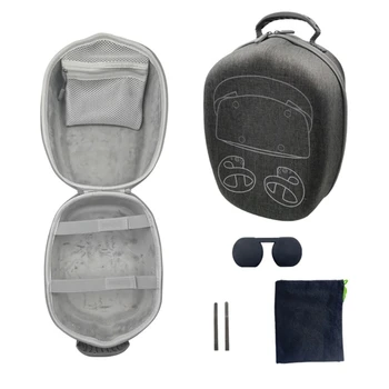 Сумки для очков с защитой от царапин для PS VR2, сумки для гарнитуры, защитный чехол, органайзеры, защитная сумка для хранения, крышка объектива, ремешок