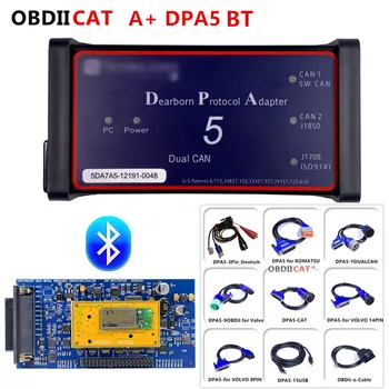 Адаптер протокола USB/BT Dpa5 Dearborn для сканера тяжелых грузовиков DPA 5 Работает для мультибрендов, поддерживает многоязычие