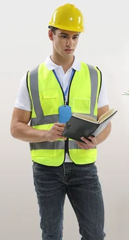 Светоотражающий жилет повышенной видимости, защитная одежда, рабочий светоотражающий жилет с несколькими карманами, рабочая одежда, защитный жилет для мужчин