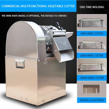 Многофункциональная Машина Для Нарезки овощей Коммерческими Кубиками Slicer Small Electric Slicer