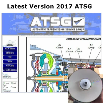 Программное обеспечение для ремонта автомобилей ATSG 2017 (Информация о ремонте группы обслуживания автоматических коробок передач) Руководство по ремонту Диагностическое программное обеспечение