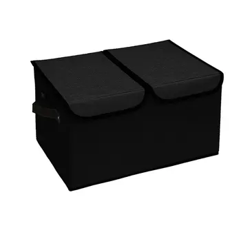 J953 Хлопчатобумажная и льняная ткань, коробка для отделки одежды с двойным покрытием, Складной ящик для хранения