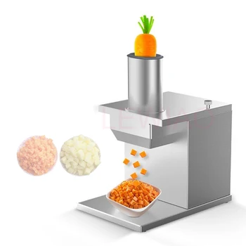 Полностью автоматическая Машина для измельчения овощей и Моркови, Коммерческий Электрический Резак, Машина для нарезки картофеля кубиками, Кухонные Комбайны