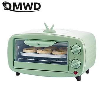 DMWD 12L Электрическая духовка, Инструмент для Выпечки, Машина для приготовления Завтрака, плита для выпечки, гриль, Жаровня для приготовления пиццы, Десертов, время приготовления 60 минут