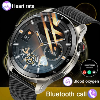 360 * 360 HD Умные часы Мужские NFC Bluetooth Вызов Монитор здоровья Спортивные водонепроницаемые часы мужские Умные часы женские фитнес для huawei