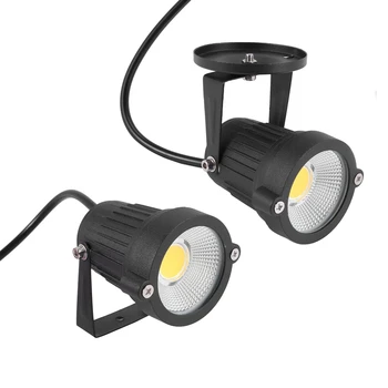 2X COB 3W 12V светодиодный светильник для лужайки, водонепроницаемый светодиодный прожектор, садовый светильник, наружный прожектор (без столбов, теплые цвета)