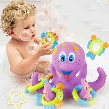 Детские игрушки для ванной, Плавающие водные игрушки, Обучающая игра, Забавный бассейн, Подарочное кольцо, Детская игрушка для ванны, купание