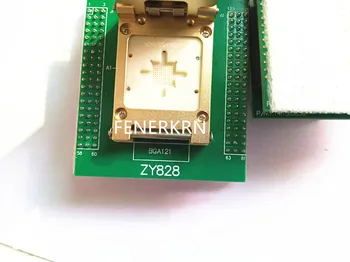 Раскладушка ZY828 8*8*0.65 ММ BGA121 IC Burning Адаптер для тестирования сиденья Тестовая розетка стенд Бесплатная доставка