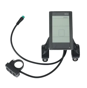 ЖК-дисплей S830 24V 36V 48V для электрического велосипеда, панель счетчика Ebike, универсальная, с USB-разъемом, водонепроницаемая