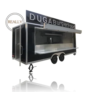 Мобильный Уличный трейлер для еды в вагоне-ресторане, тележка для быстрого питания, тележка для продажи хот-догов, киоск для приготовления пищи