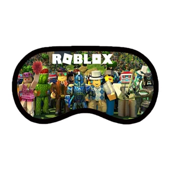 Маска для глаз Аниме-игры ROBLOX Периферийная маска для глаз Студенческая маска для глаз с мультяшной печатью, мужская и женская маска для глаз с затенением от ворса