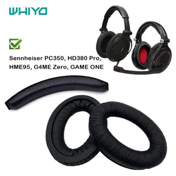 Whiyo 1 комплект сменных головных уборов и амбушюр для Sennheiser PC350, HD380 Pro, HME95 G4ME Zero GAME ONE, подушка-бампер для гарнитуры