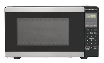 Countertop Microwave Oven, 900 Watts, Stainless Steel микроволновая печь