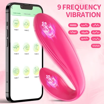 9 скоростей вибрирующих Любовных яиц, Носимые портативные Шарики для анального влагалища, Секс-игрушки для пары, приложение Bluetooth для управления вибраторами точки G