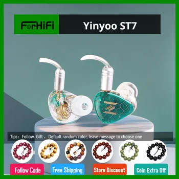 Yinyoo ST7 Наушники-вкладыши с Монитором, 4 Электростатических драйвера + 2BA + Динамический драйвер из углеродных Нанотрубок, Гибридные Наушники, IEM Для наушников