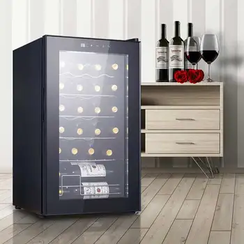 Интеллектуальный охладитель вина Объемом 70 л, Электрический винный шкаф с постоянной температурой, Бытовой холодильник для чайных напитков
